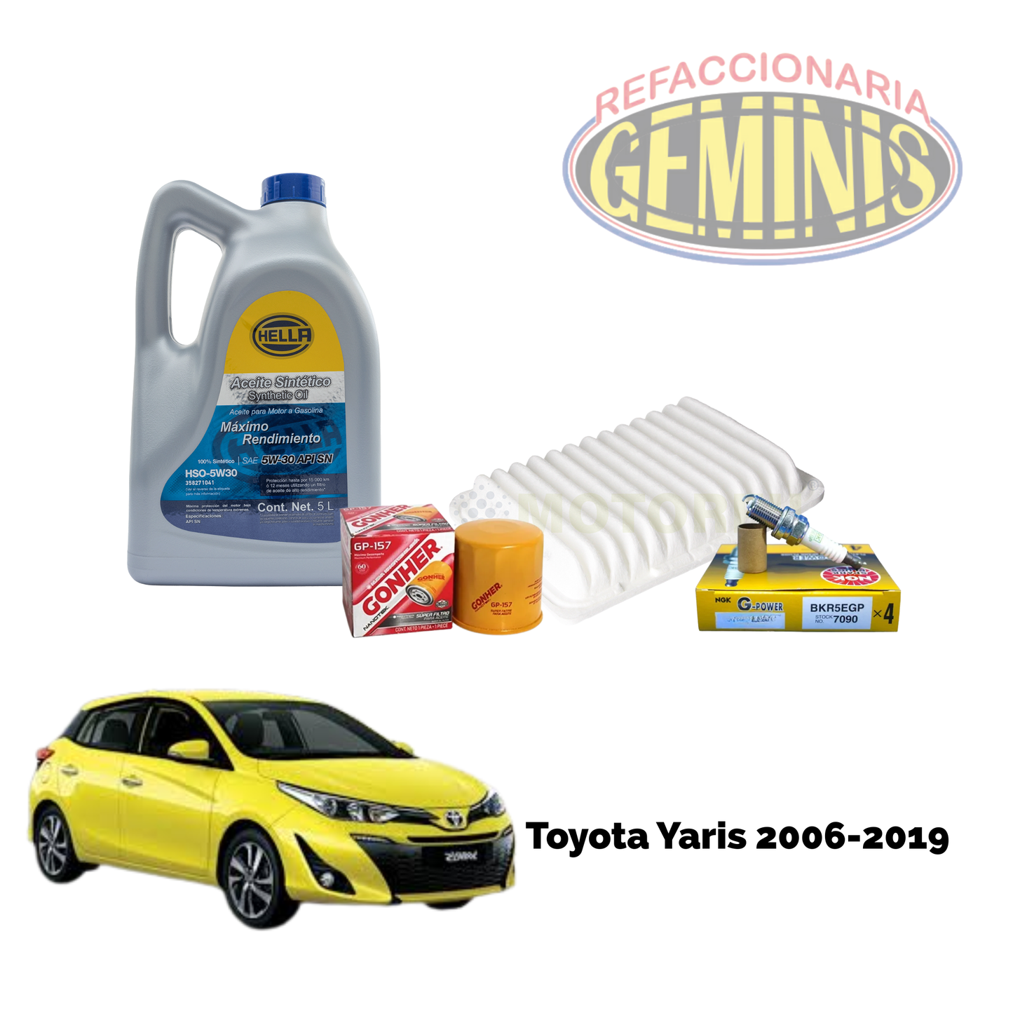 KIT AFINACION TOYOTA YARIS 2006-2019