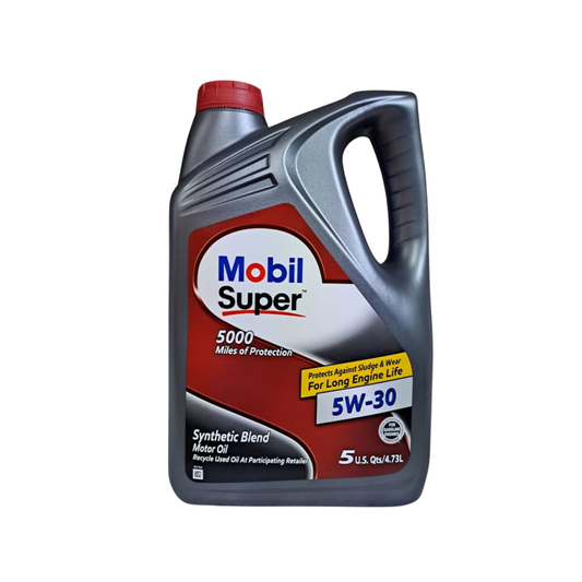 ACEITE MOBIL SUPER 5000 SYNTHETIC BLEND 4.73ML