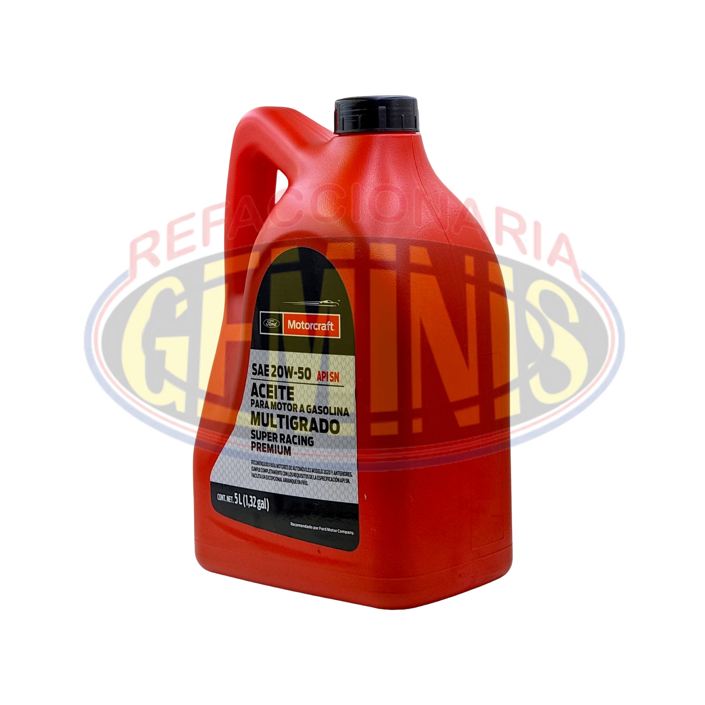 GARRAFA ACEITE MOTORCRAFT 20W50  5 LITROS
