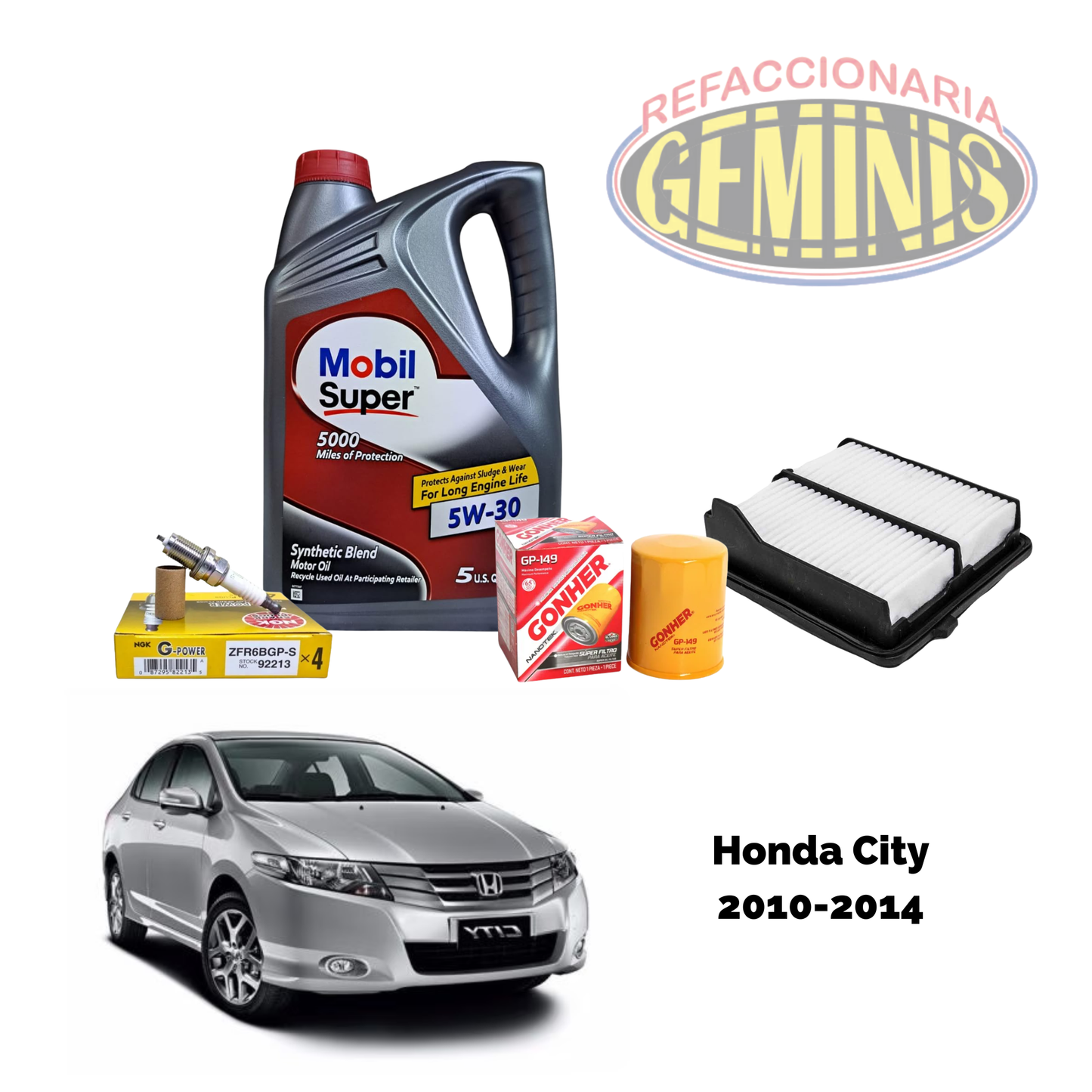 KIT AFINACION HONDA CITY 2010-2014