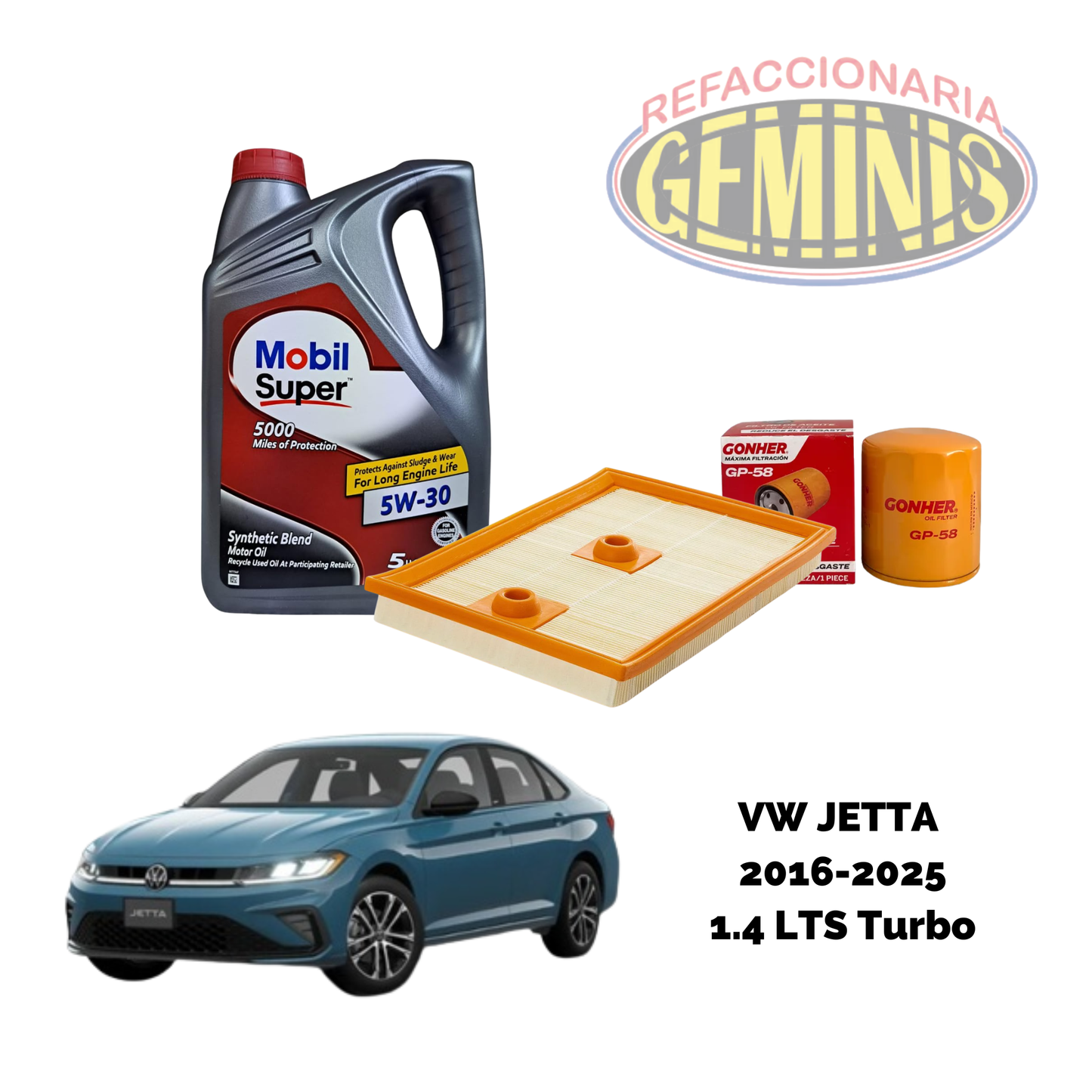 KIT AFINACION VW JETTA 2016-2025 (MOTOR 1.4 TURBO)