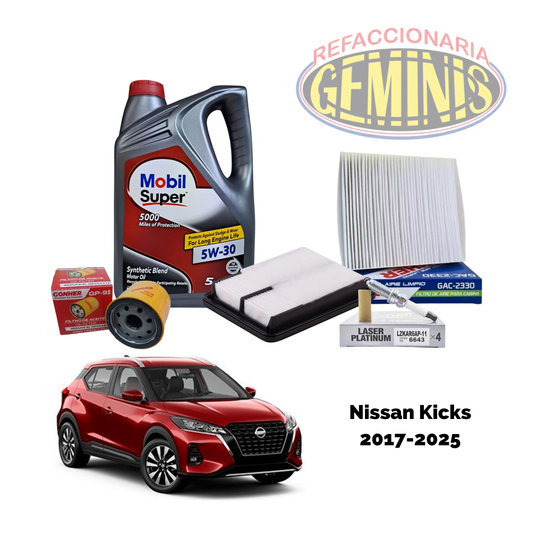 KIT AFINACION NISSAN KICKS 2017-2025 (CON BUJIAS)