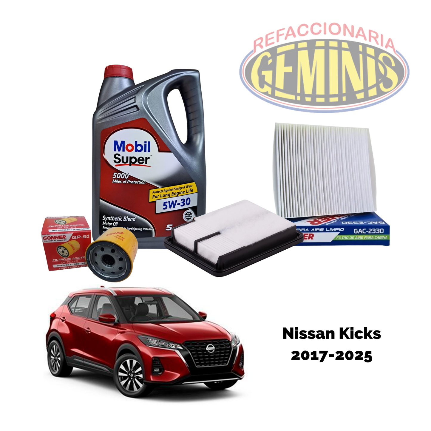 KIT AFINACION NISSAN KICKS 2017-2025