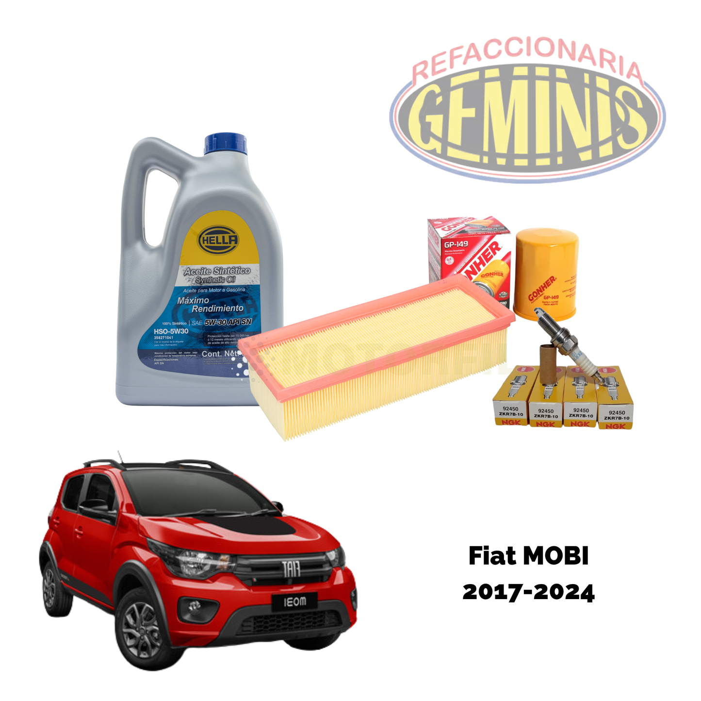KIT AFINACION FIAT MOBI 2017-2024