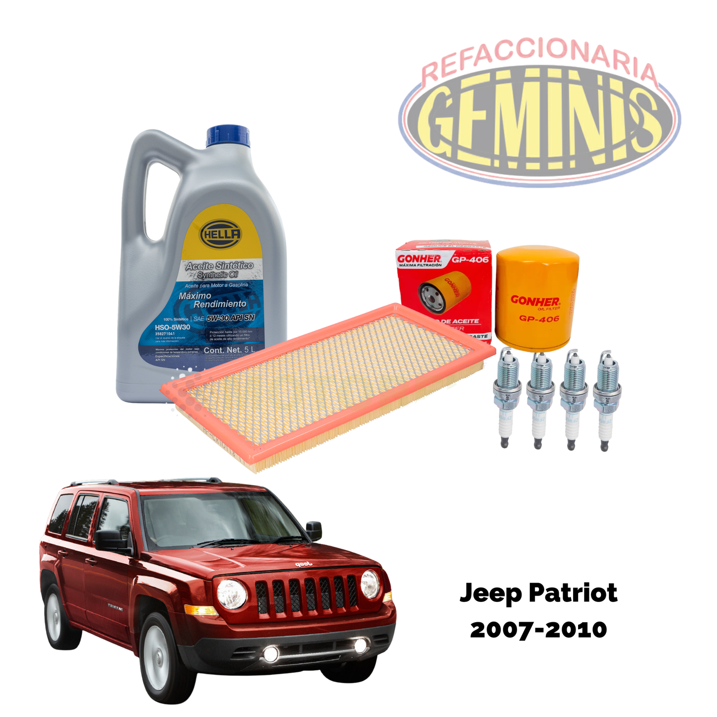 KIT AFINACION JEEP PATRIOT 2007-2010 (ACEITE 5W30)
