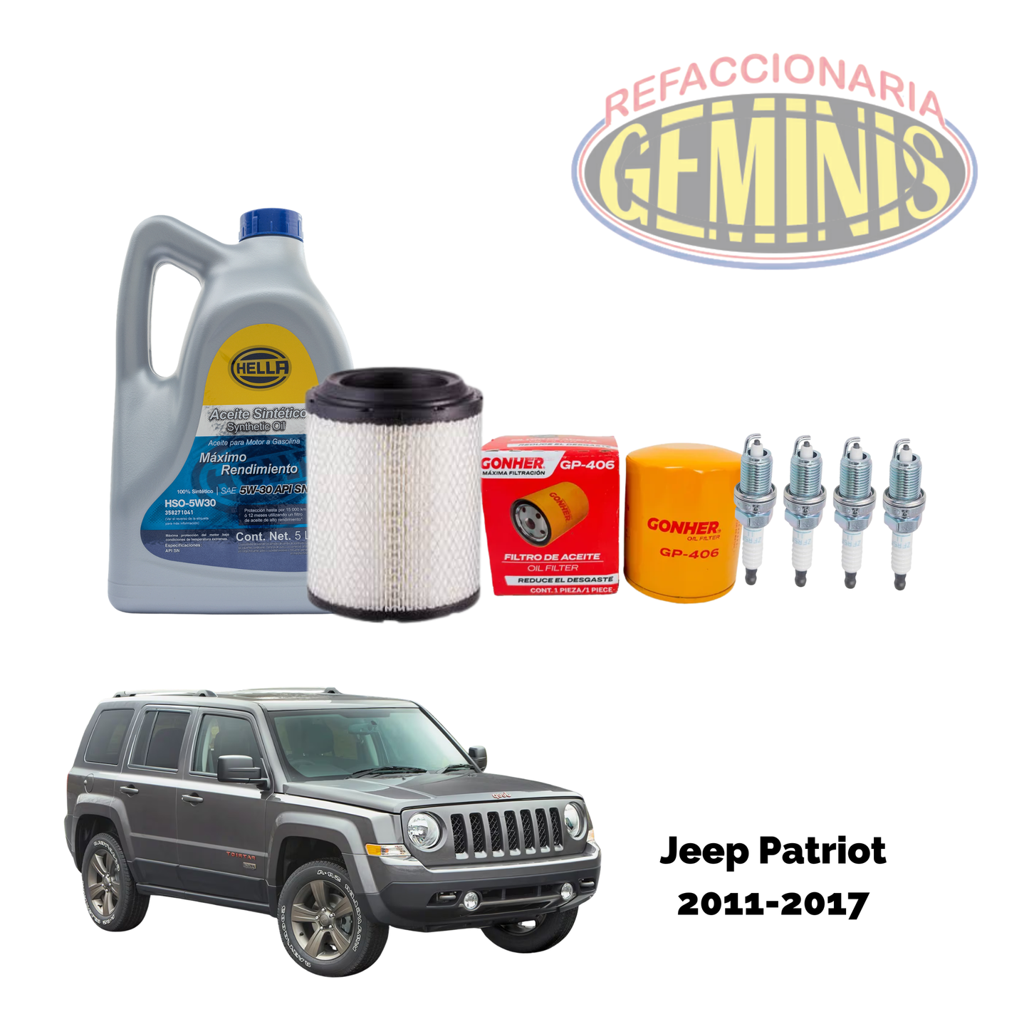 KIT AFINACION JEEP PATRIOT 2011-2017 (ACEITE 5W30)