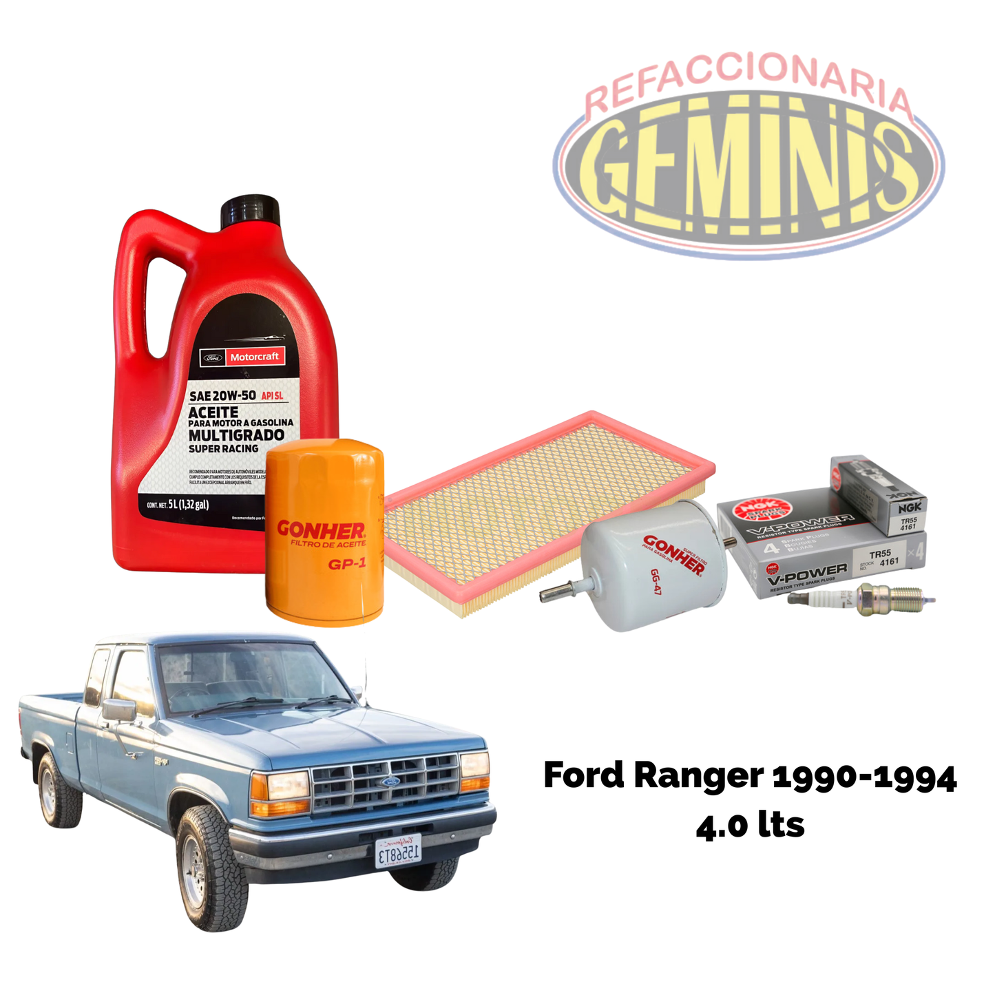 KIT AFINACION FORD RANGER 1990-1994 V6 4.0 LTS