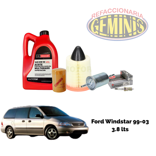 KIT AFINACION FORD WINDSTAR 1999-2003 3.8 LTS